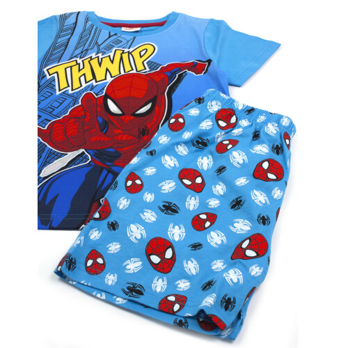 Marvel (2-3 Years) Marvel Short Sleeve Short Leg Pyjama Set (Boys Blue) 1
