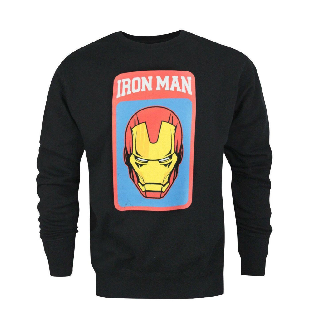 Marvel Sweatshirt (Mens Black) 