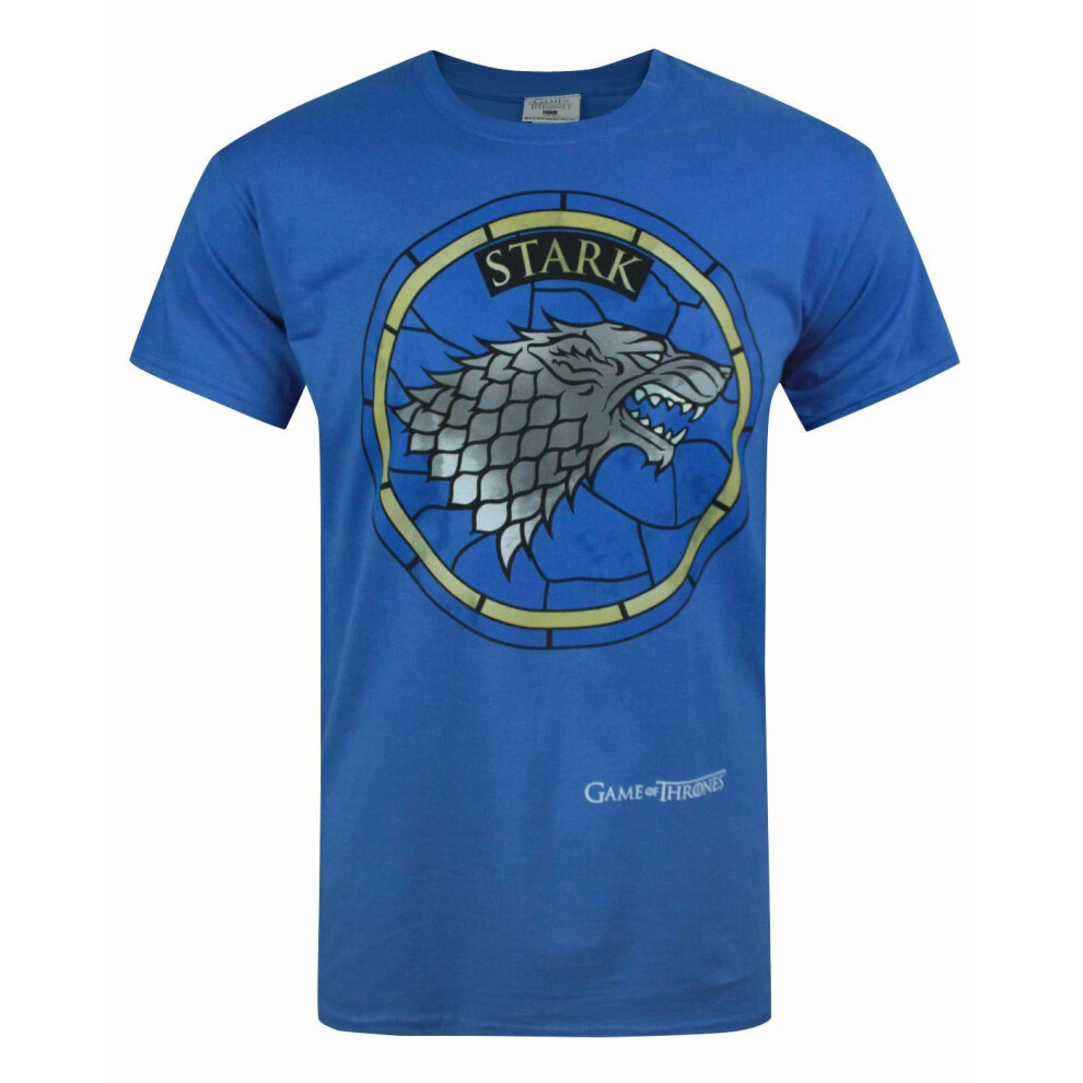 Game of Thrones Short Sleeved T-Shirt (Mens Blue)