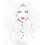 (Medium) Blood is the New Black Vest (Womens White) 2