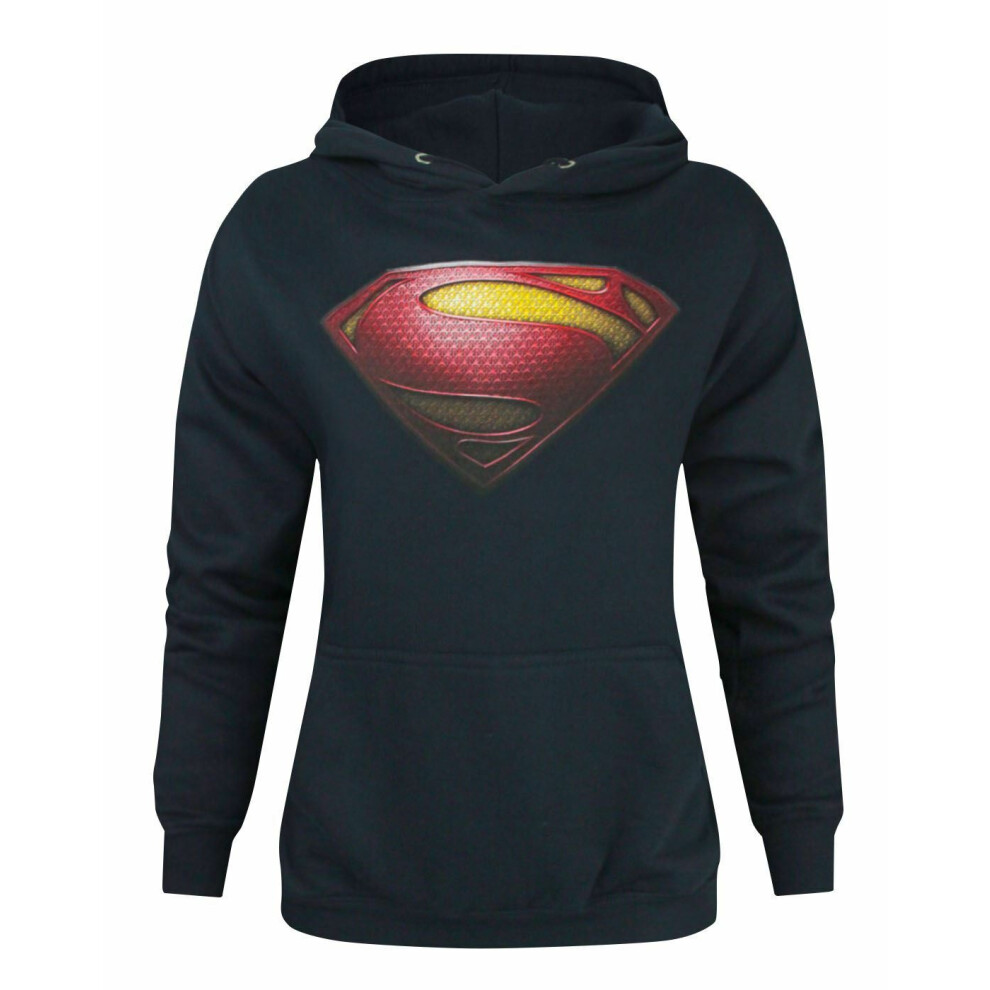 (Small) DC Comics Hoodie (Womens Blue)