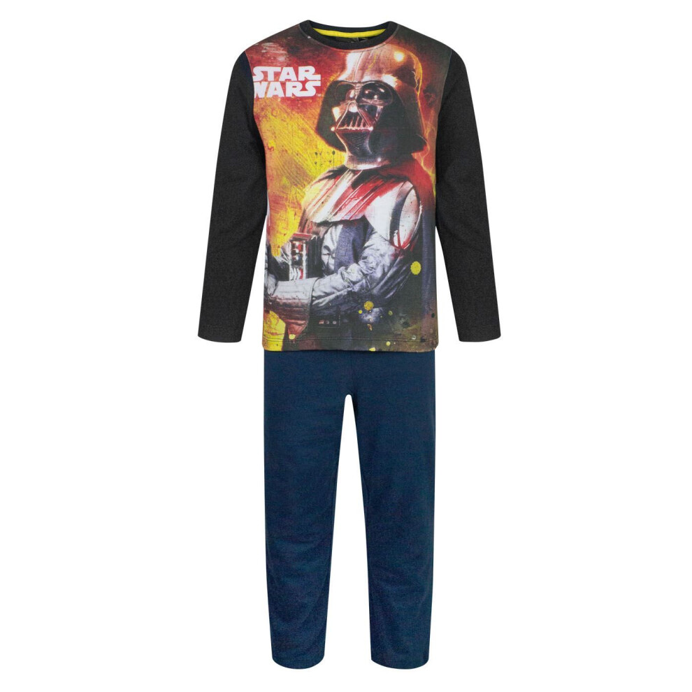 Star Wars Short Sleeve Short Leg Pyjama Set (Boys Black)