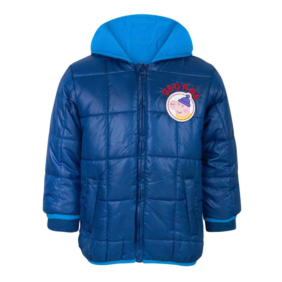 Peppa Pig Long Sleeve Zip Jacket (Boys Blue)