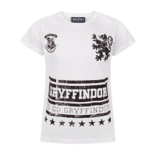 (11-12 Years) Harry Potter Short Sleeved T-Shirt (Girls White)