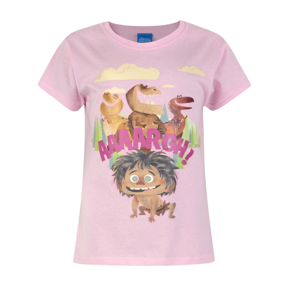 Disney Short Sleeved T-Shirt (Girls Pink)