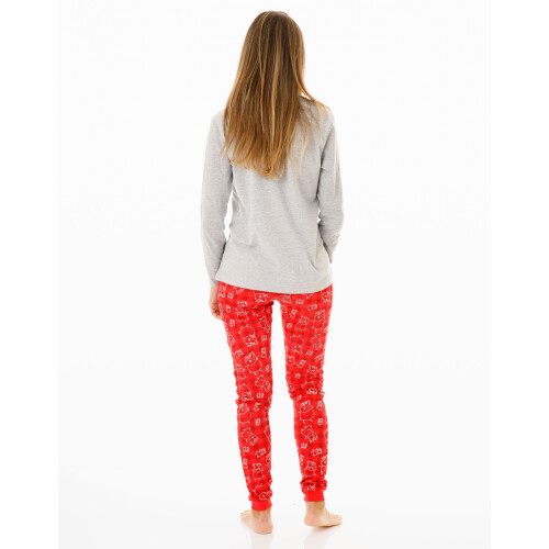 Peppa Pig (Small) Peppa Pig Long Sleeve Long Leg Pyjama Set (Womens Red) 2