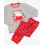 Peppa Pig (Small) Peppa Pig Long Sleeve Long Leg Pyjama Set (Womens Red) 5