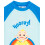 (5-6 Years) Cocomelon 2 Piece Swim Set (Boys Blue) 5