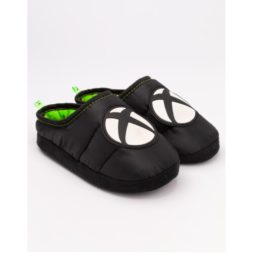 Xbox (2 UK Child) Xbox Mule Slippers (Boys Black) 2