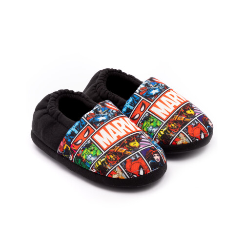 Marvel (2 UK Child) Marvel Marvel Comics Slip On Loafer Slippers (Boys Multicoloured) 1