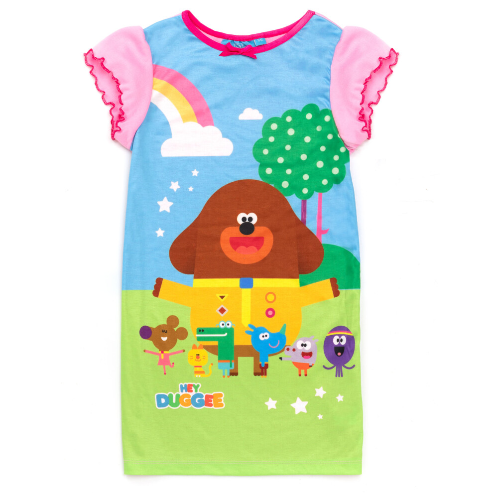 (5-6 Years) Hey Duggee Short Sleeve Nightdress (Girls Pink)