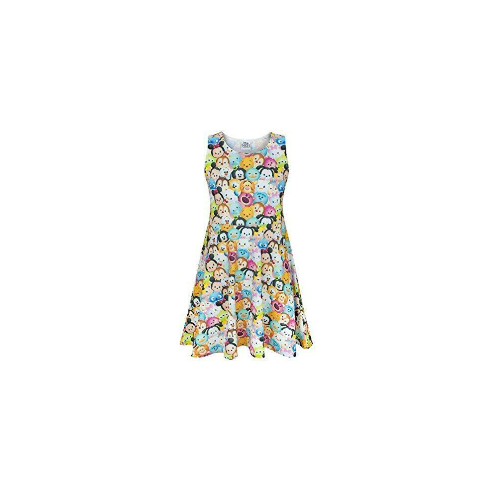 (5-6 Years) Disney Sleeveless Skater Dress (Girls Yellow)