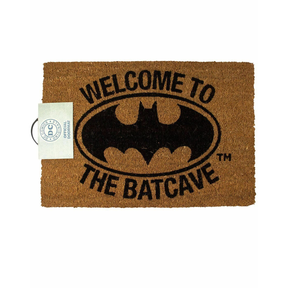 DC Comics Coir Door Mat (Unisex Brown)