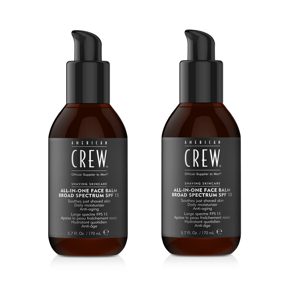 American Crew All-in-One Face Balm SPF 15 170ml x2