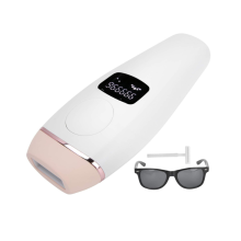 Depiladora indolora con 5 niveles de energía y 2 modos de flash con 999.999 flashes D001 Blanco