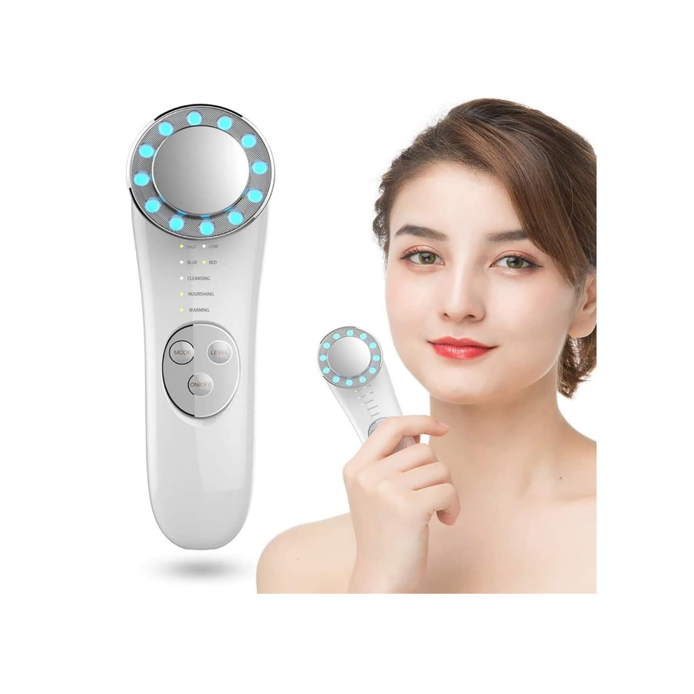 Chronus Facial Massager, Skin Care Tools 7 in 1 Face Lifting Machine, Galvanic Facial Machine Face Tightening Machine for Skin High Frequency Facial