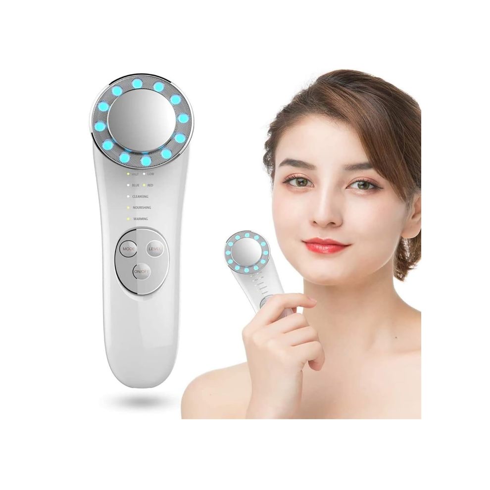 Chronus Boutique Chronus Facial Massager, Skin Care Tools 7 In 1 Face Lifting Machine, Galvanic Facial Machine Face Tightening Machine For Skin High Frequency Facial
