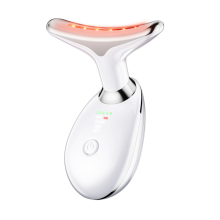 Skin Care Facial Massage Device with Thermal, Triple Action Colour Modes for Skin Rejuvenation, Face Sculpting Tool for Double Chin(White)