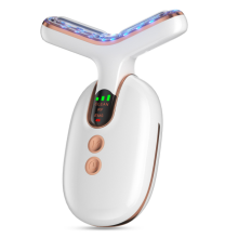 Microcurrent-Facial-Device, Multifunctional Facial Massager, Neck Face Massager, Face Sculpting Tool for Skin Care and Double Chin(White)