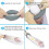 Protège-bras imperméable, sparadrap réutilisable et protecteur de bandage 5