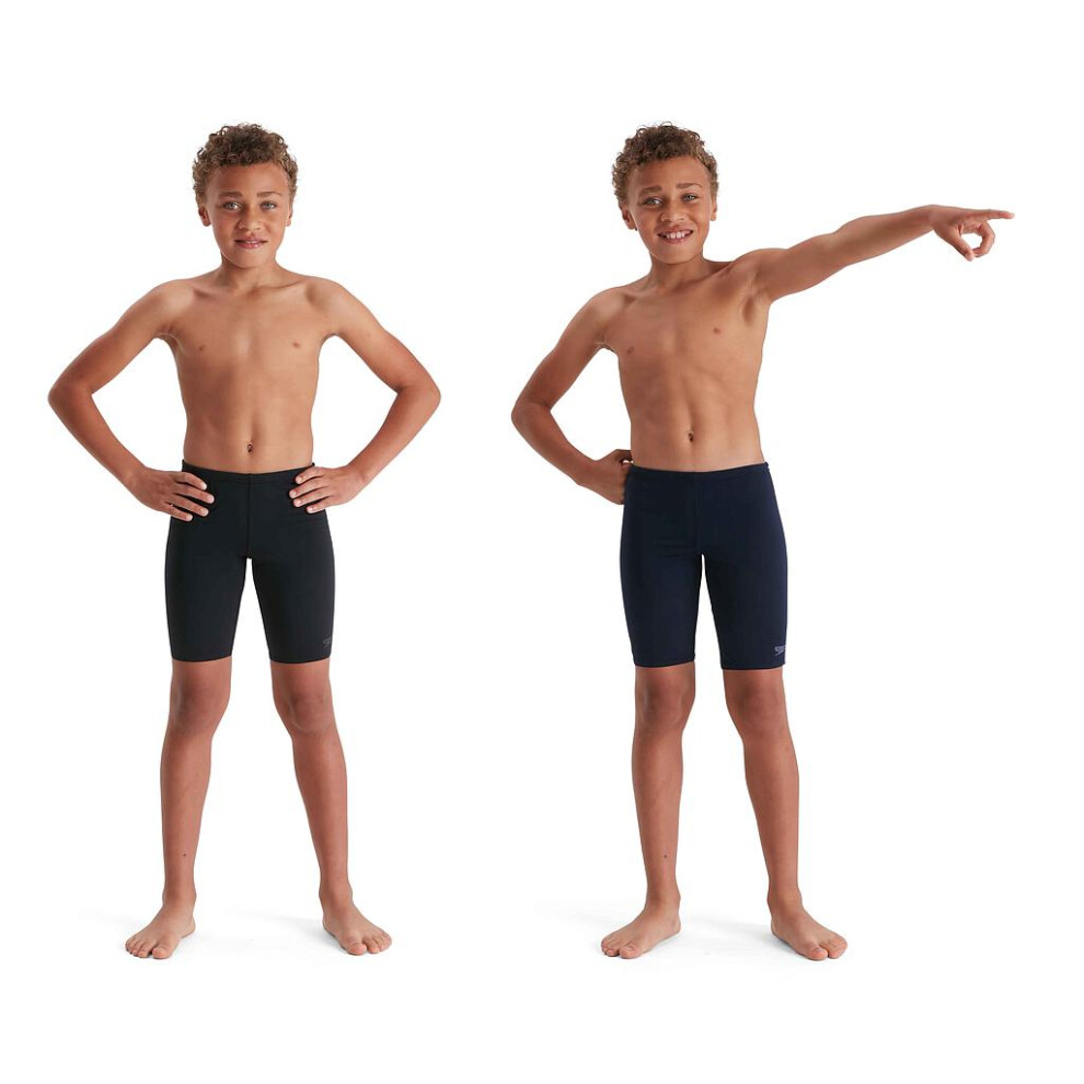 (11-12 Years / 30", Black) Speedo ECO Endurance+ Jammer Junior Shorts