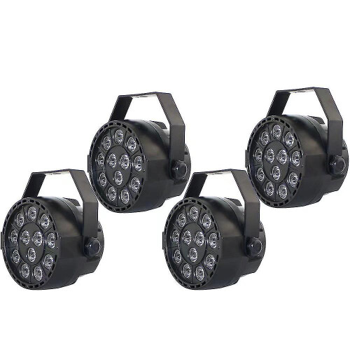 4x Led Par64 Stage Light Rgbw Dmx512 Stage Lighting