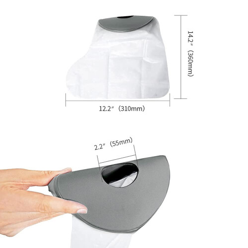 Waterproof bath foot cover - reusable plaster and bandage protector 2