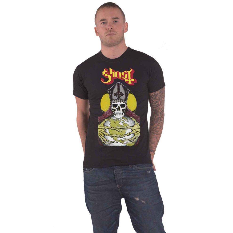 (M, Black) Ghost T Shirt Blood Ceremony band logo new Official Mens Black