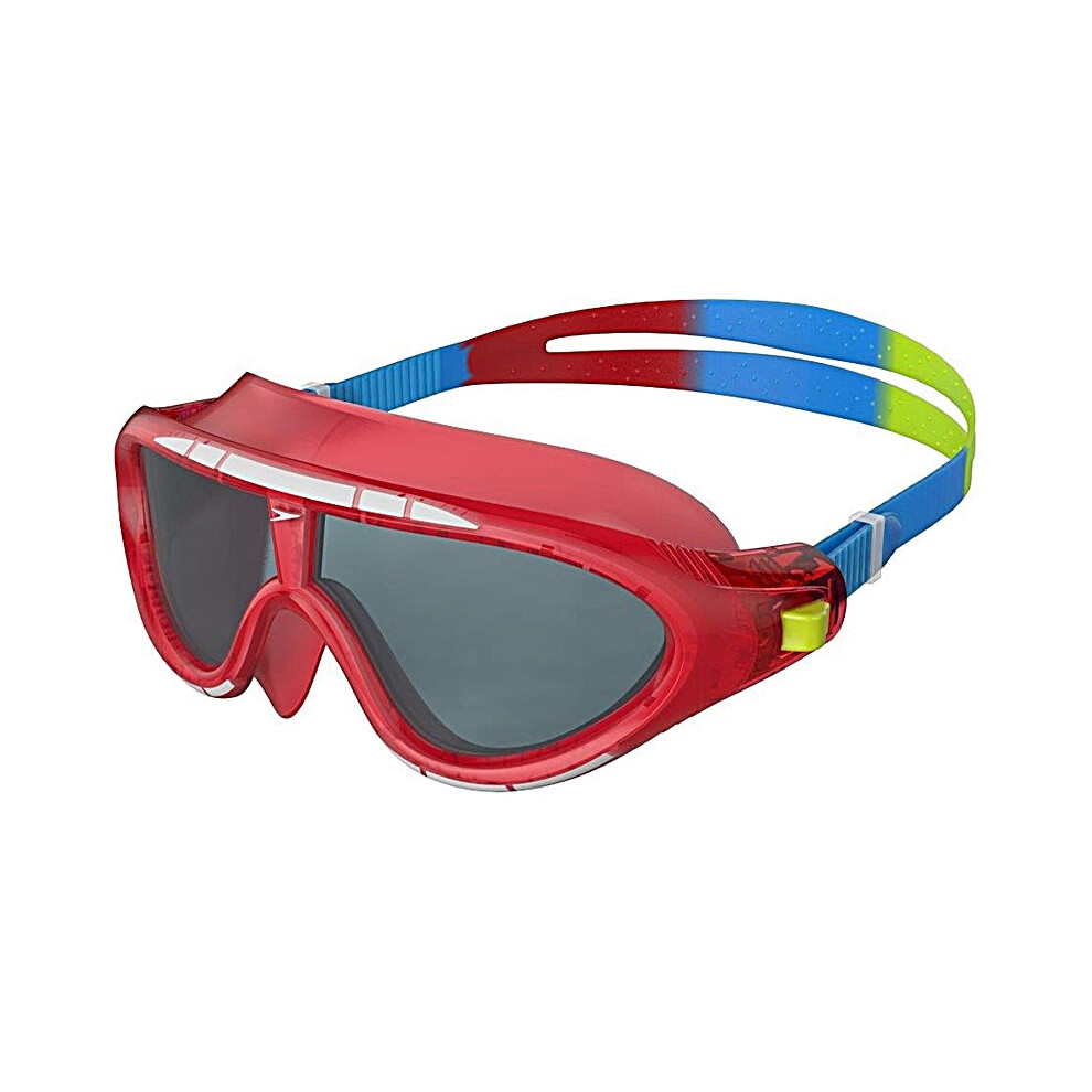 (None, Lava Red/Blue/Smoke) Speedo Mask Biofuse Rift Junior