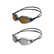 (Black/Gold) Speedo Aquapulse Pro Mirror Goggles