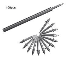 100pcs Double-head Skirting Thread Seamless Nail,skirting Line Without Marks Nail, Invisible Security Screws