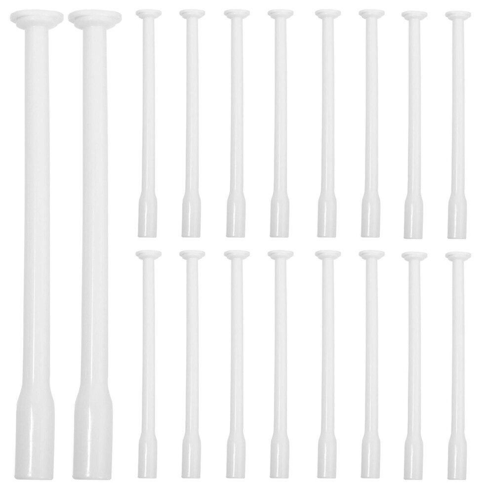 20pcs Disposable Vaginal Applicators Portable Suppository Applicators Household Lubricant Shooters