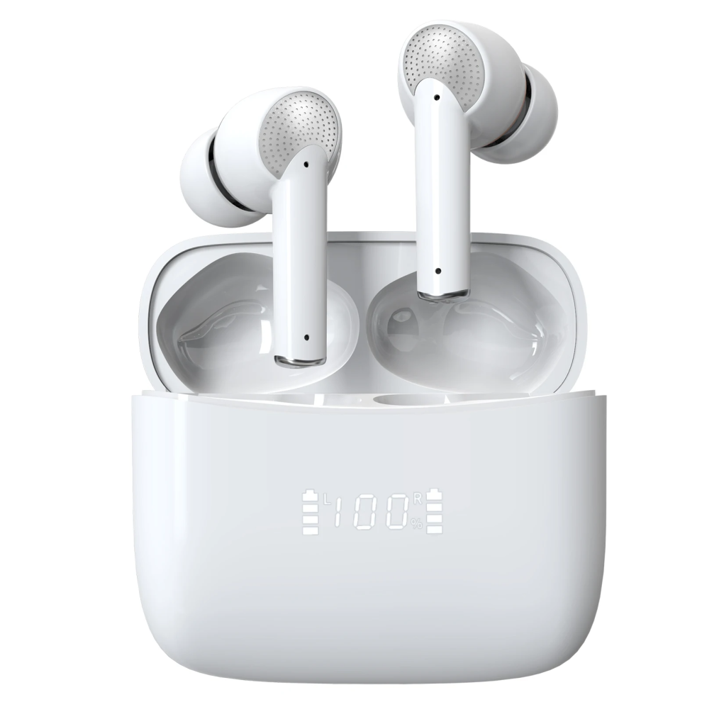 (White) J8 Pro Wireless Headphones In-Ear Bluetooth Earbuds