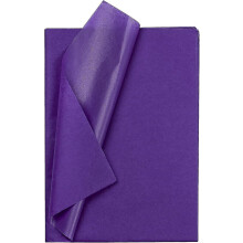 (Purple) Gift Wrapping Tissue Paper - Metallic Gold Tissue Paper For Diy Crafts,pack Bags