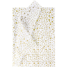 (Gold Star) Gift Wrapping Tissue Paper - Metallic Gold Tissue Paper For Diy Crafts,pack Bags