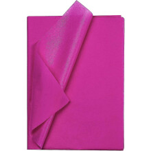 (Hot Pink) Gift Wrapping Tissue Paper - Metallic Gold Tissue Paper For Diy Crafts,pack Bags