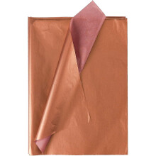 (Rose Gold) Gift Wrapping Tissue Paper - Metallic Gold Tissue Paper For Diy Crafts,pack Bags