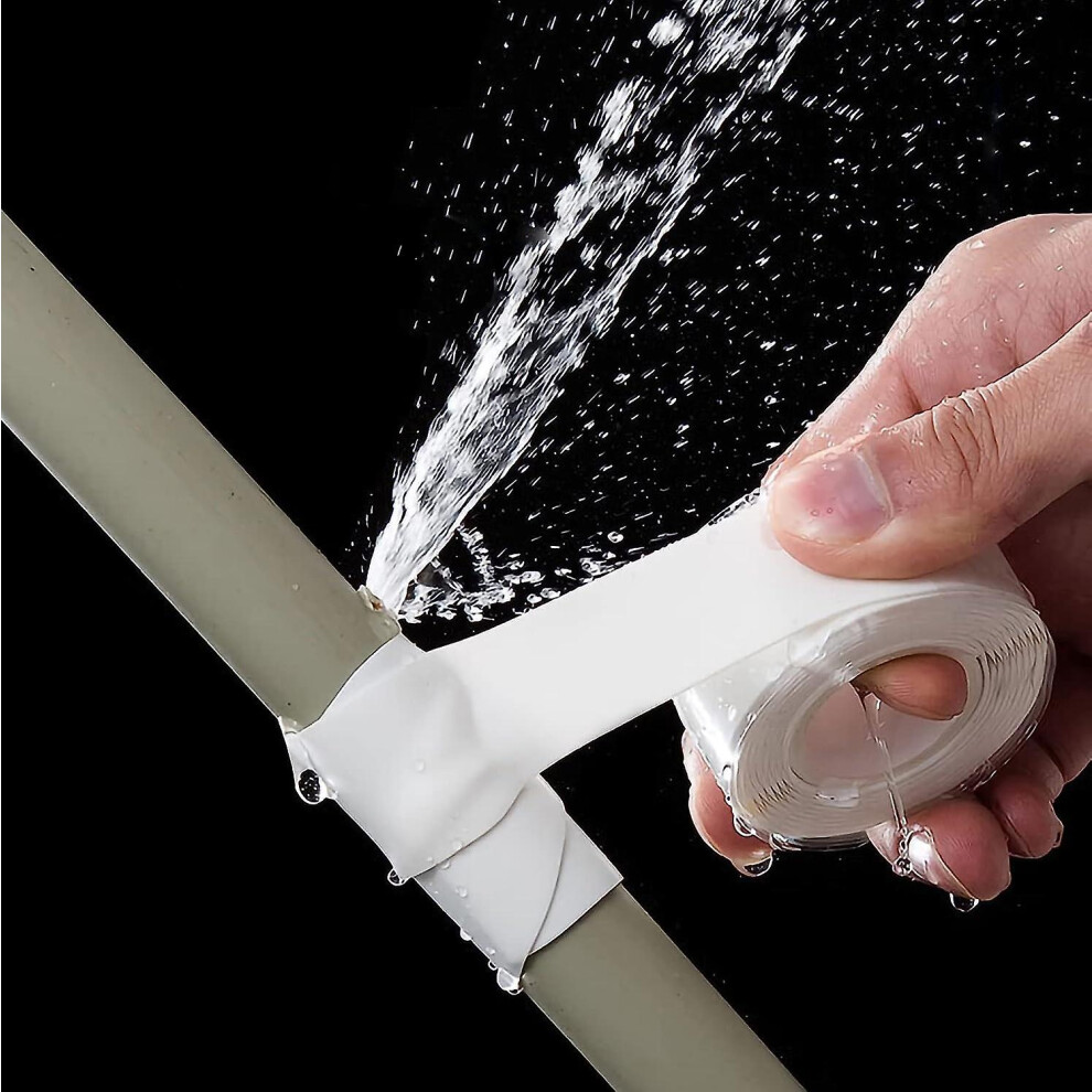 Self Fusing Silicone Tape 1" X 10' Hose Repair Tape Waterproof For Air Hose Plumbing Repair, Pvc Pipe Repair Hose Leak Seal Emergency Repairs Wire Ins 9353840595849