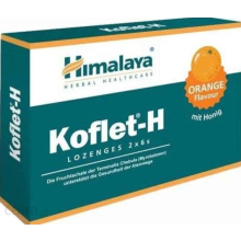 Himalaya Koflet-H o smaku pomarańczowym 12 past cough bronchial & throat mucosa
