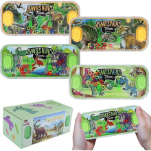 (Dinosaur theme) Handheld Water Games, 4 Packs Dinosaur Theme Water Toss Ring Game Aqua Toy Water Ring Game for Kids