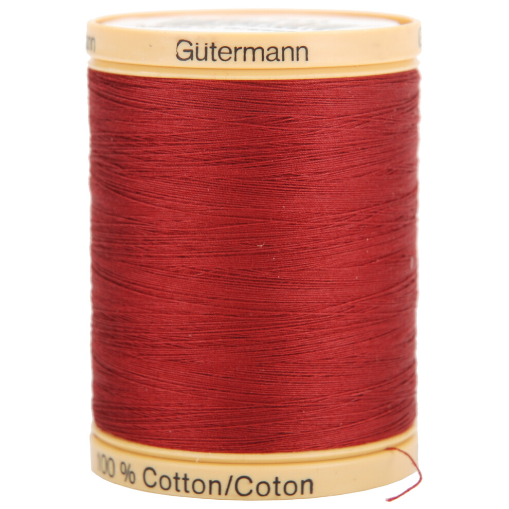 Gutermann Natural Cotton Thread Solids 876yd-Raspberry 800C-2433