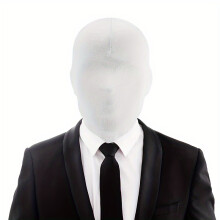 (White) Unisex Full Mask For Sports, Solid Color Full Head Face Cover Elastic Sport Mask