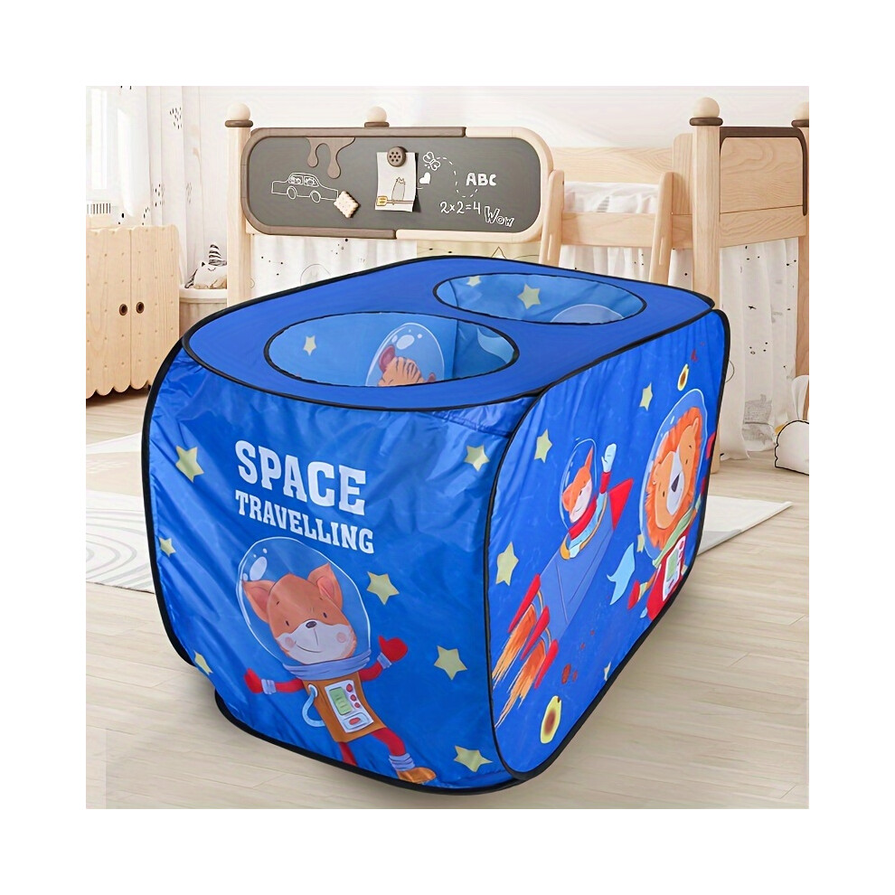 (Blue Astronaut Tent) Kids' Party Favor Pack with Car Bus Tent - Indoor/Outdoor-image-OPC-PDR6Z5B-NEW