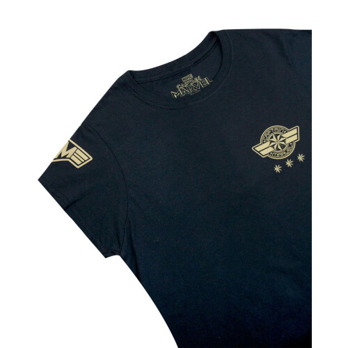 Marvel (Small) Marvel Short Sleeved T-Shirt (Womens Black) 2