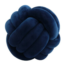 Nordic Rope Three Knotted Cushions Decorative Throw Pillows Home Decor Navy Blue