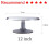 (D) 8-12inch Aluminum Alloy Turntable Decorating Scraper Set Rotating Cake Table Maker Tool 1