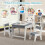 Casart Kid's Table & Chairs Set with Double-sized Tabletop & Hidden Storage Space 9