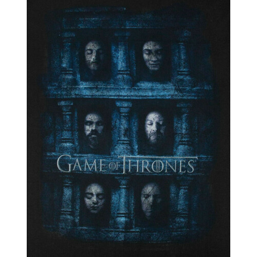 Game of Thrones (Medium) Game of Thrones Short Sleeved T-Shirt (Womens Black) 1