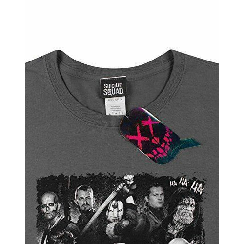DC Comics (Medium) DC Comics Suicide Squad Short Sleeved T-Shirt (Unisex Grey) 2