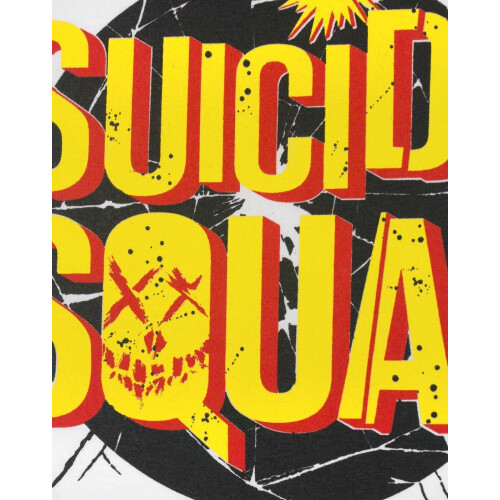 DC Comics (Large) DC Comics Suicide Squad Short Sleeved T-Shirt (Unisex White) 2